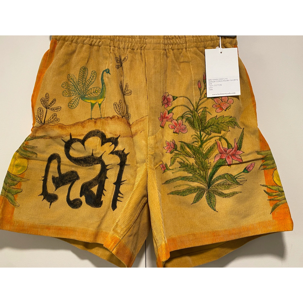 Bode senior corduroy rugby shorts size s/m